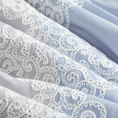 Madison Park Vera 8 Piece Embroidered Microfiber Comforter Set