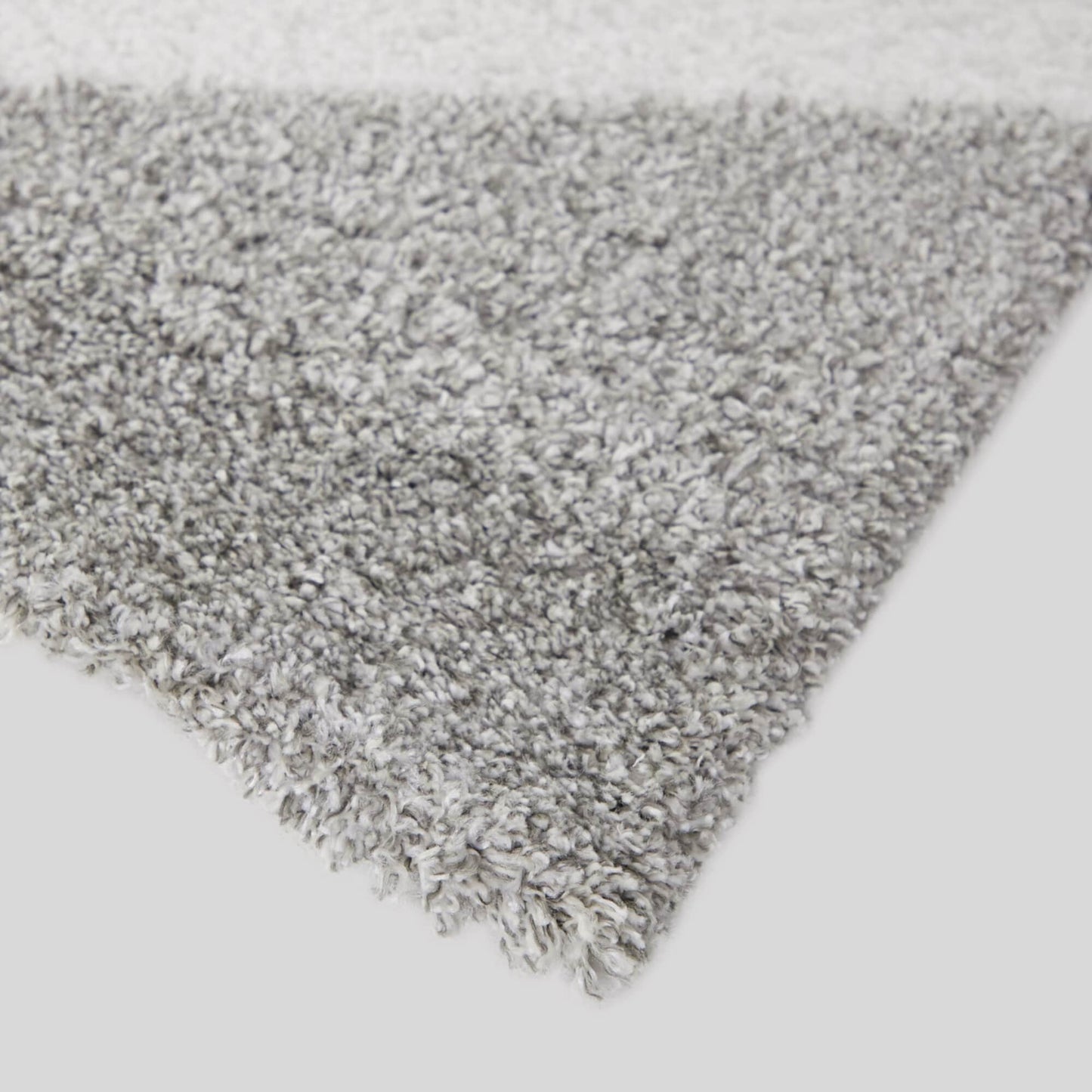 Merril Mid-century Modern Color Block Shag Area Rug