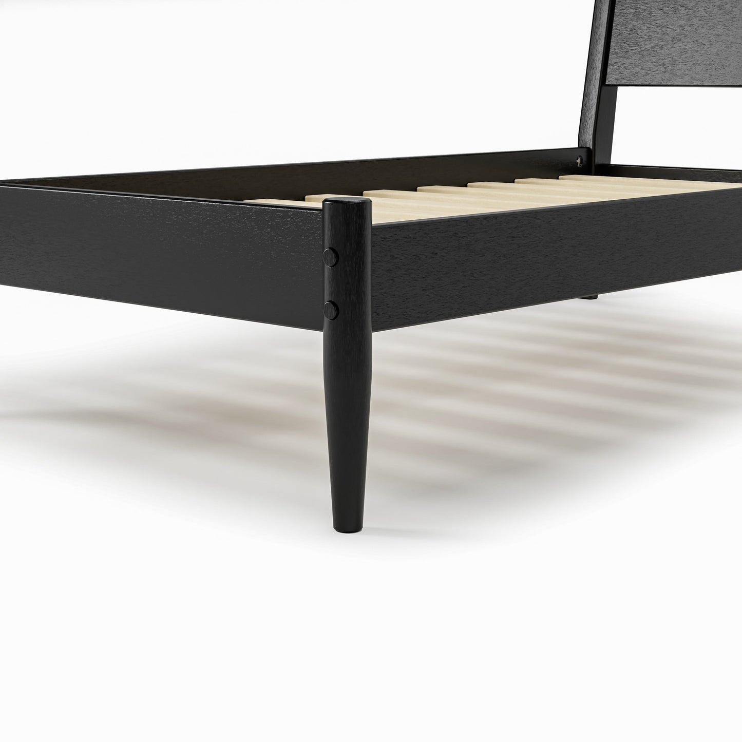 Lit à panneaux du milieu du siècle