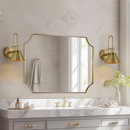 Mid-century Modern 1-Light Cone Wall Sconce - 7in Bedroom Light