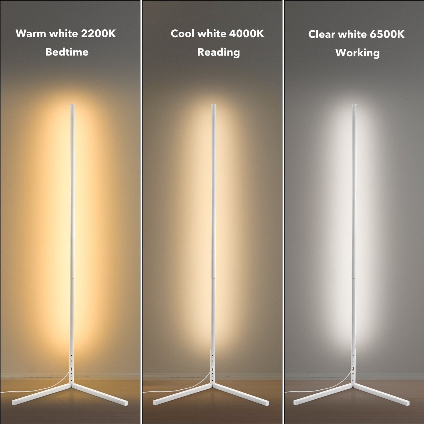 Minimalism RGB Corner Floor Lamp-Set Of 2
