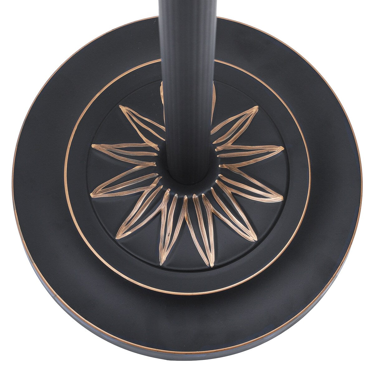 Moasis 71 Traditional Torchiere Floor Lamp with Adjustable Reading Light, Alabaster glass shades - 71H