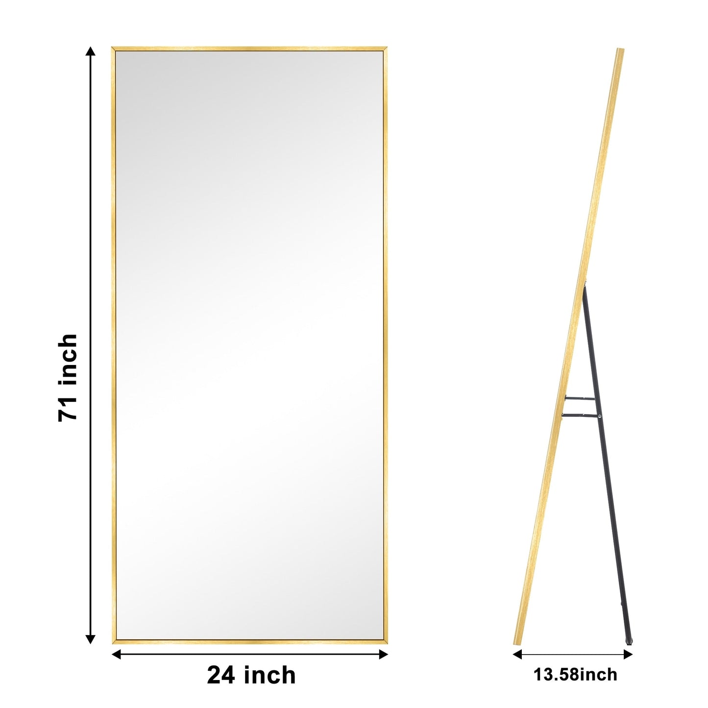 Modern Full Length Floor Mirror Freestanding Mirror