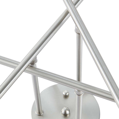 6 - Light Modern Metal 23.62'' Sputnik Semi-Flush Mount Ceiling Light