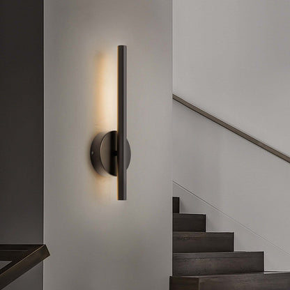 Modern Industrial Minimalist Metal LED Integrated Linear Strip Wall Light Sconce