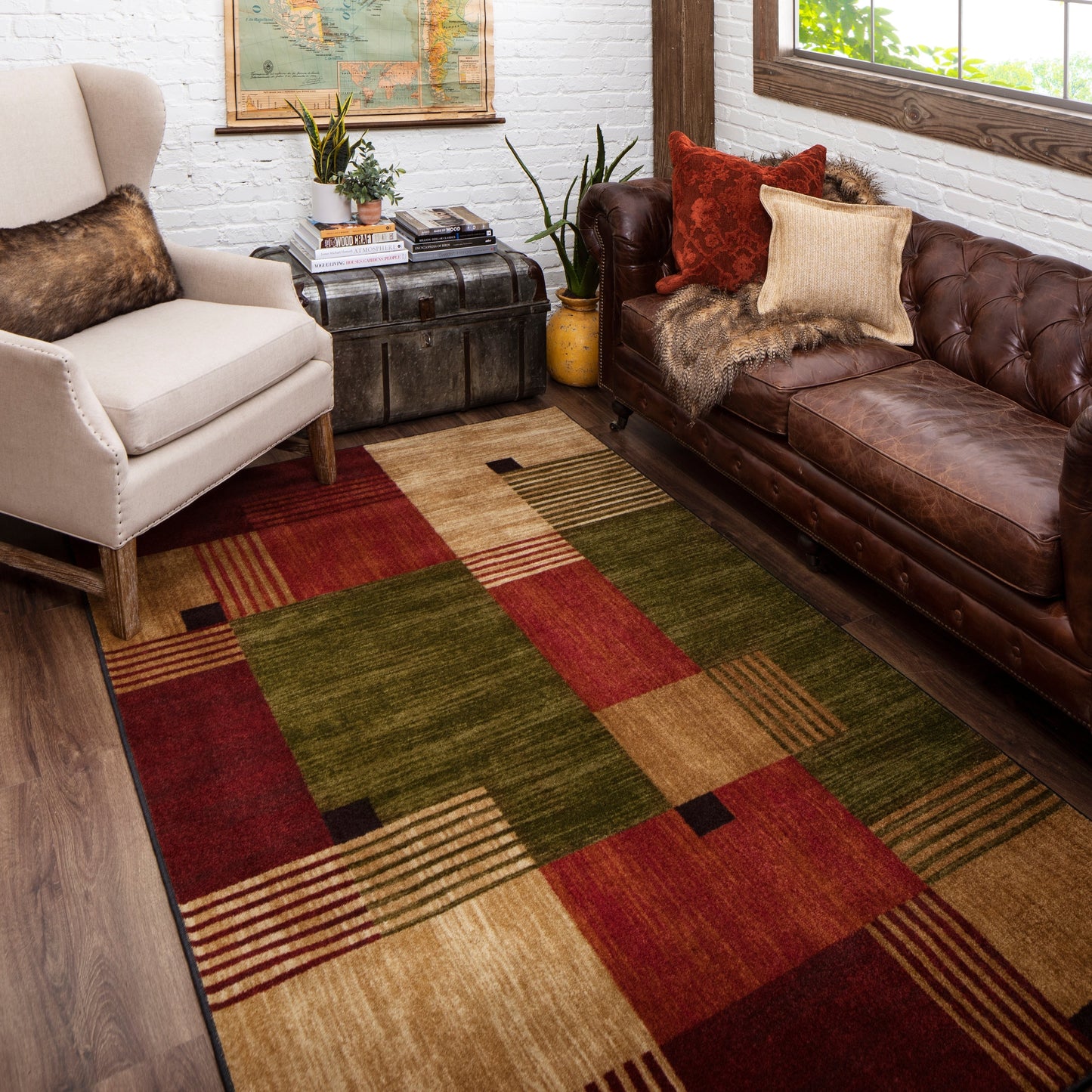 Mohawk Home Alliance Geometric Color Block Area Rug