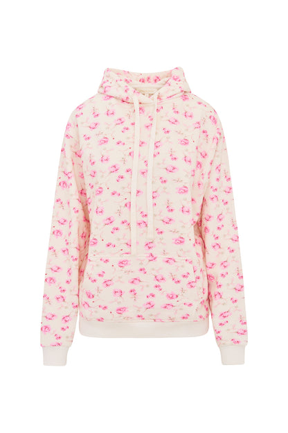 Sweat à capuche en coton à fleurs Nacova