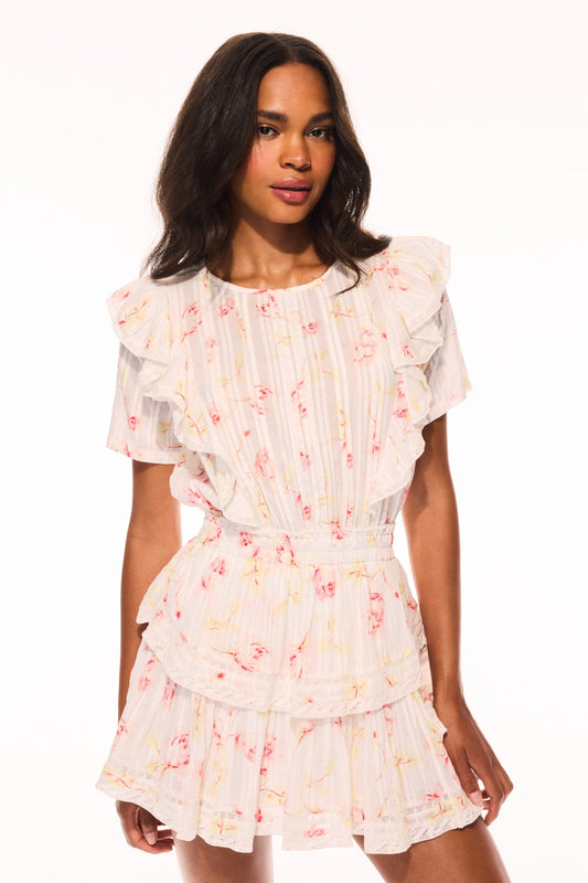 Mini-robe Natasha en coton recyclé - CHERRY SODA