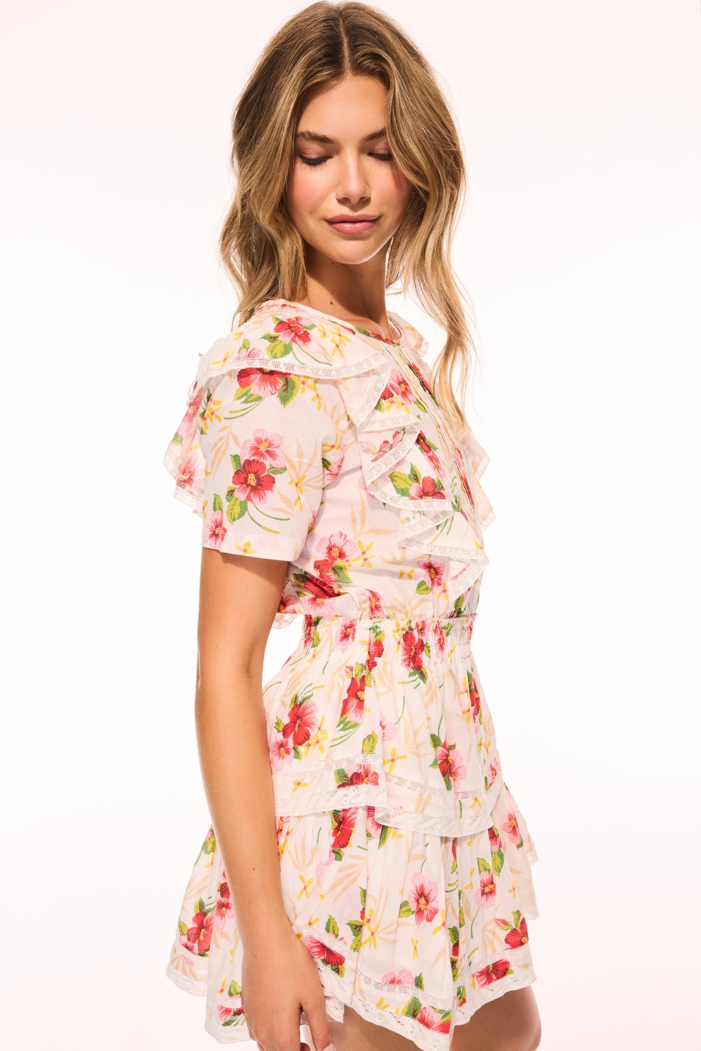 Mini-robe en coton recyclé Natasha