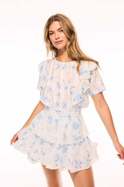 Mini-robe en coton recyclé Natasha