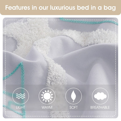 Nanshing Corina 7 Piece Terry Embroidery Comforter Set