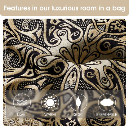 Nanshing Prince 7 Piece Elegant Medallion Comforter Set