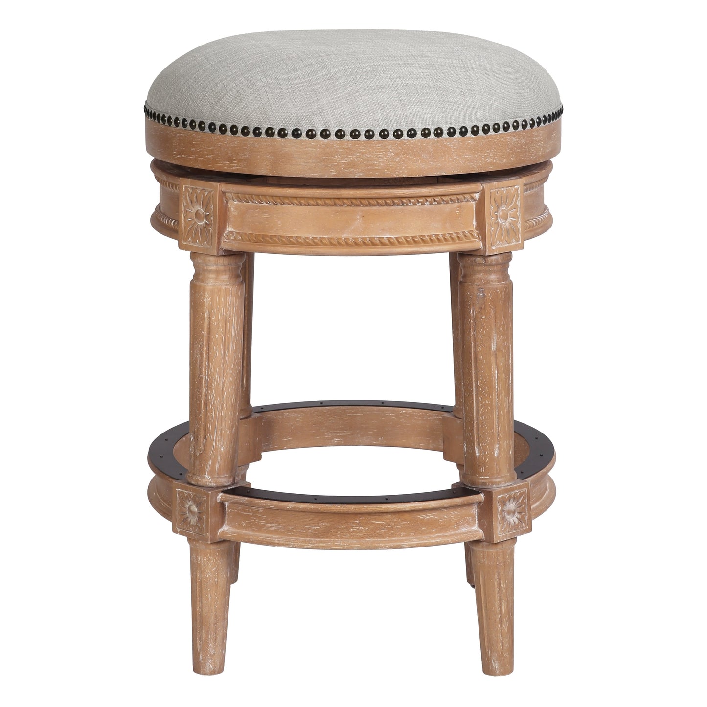 Tabouret de bar pivotant sans dossier Chapman 26 pouces de New Ridge Home Goods - Hauteur comptoir