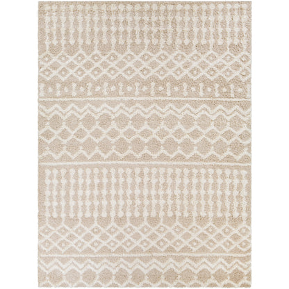 Livabliss Newton Geometric Moroccan Trellis Shag Area Rug