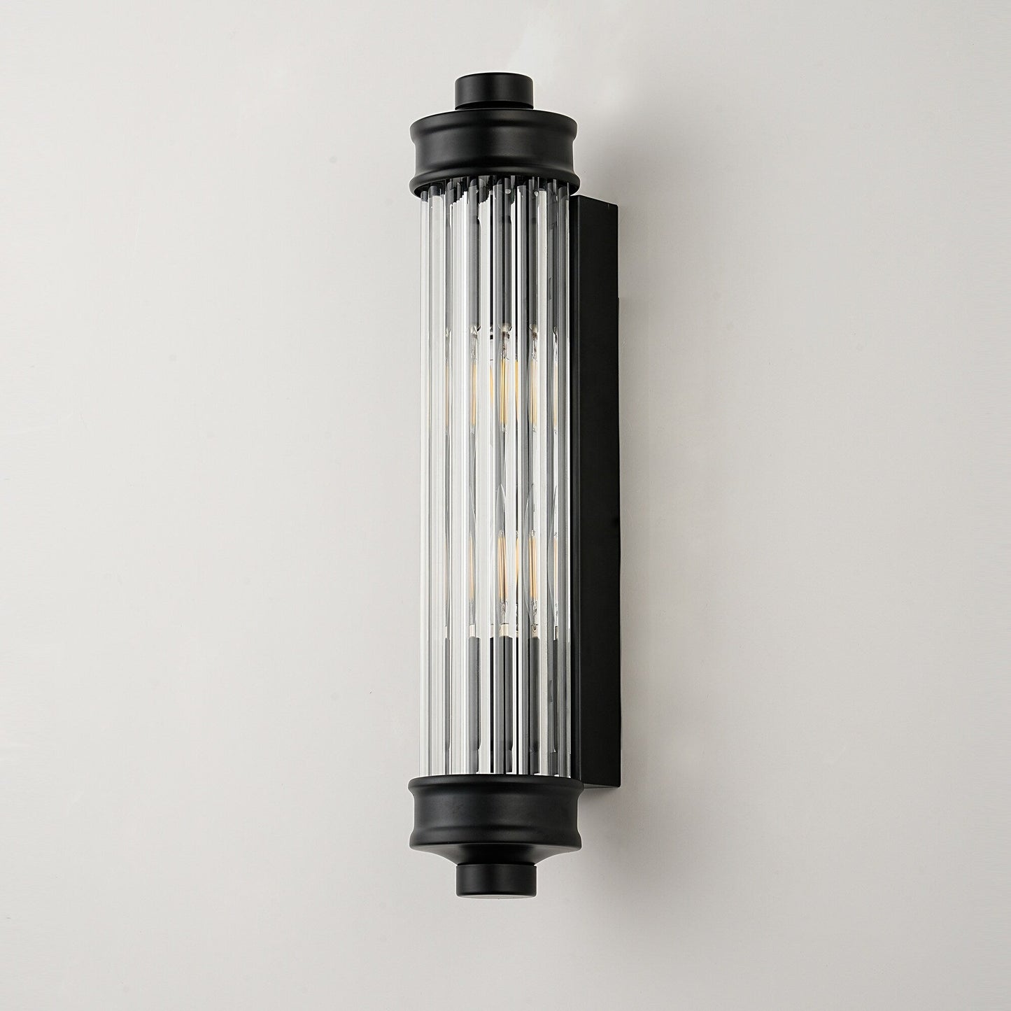 Nordic Postmodern Wall Sconce, European Wall Light in Simple Vintage Glass Crystal