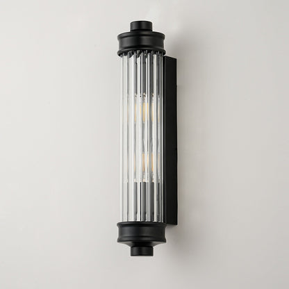 Nordic Postmodern Wall Sconce, European Wall Light in Simple Vintage Glass Crystal