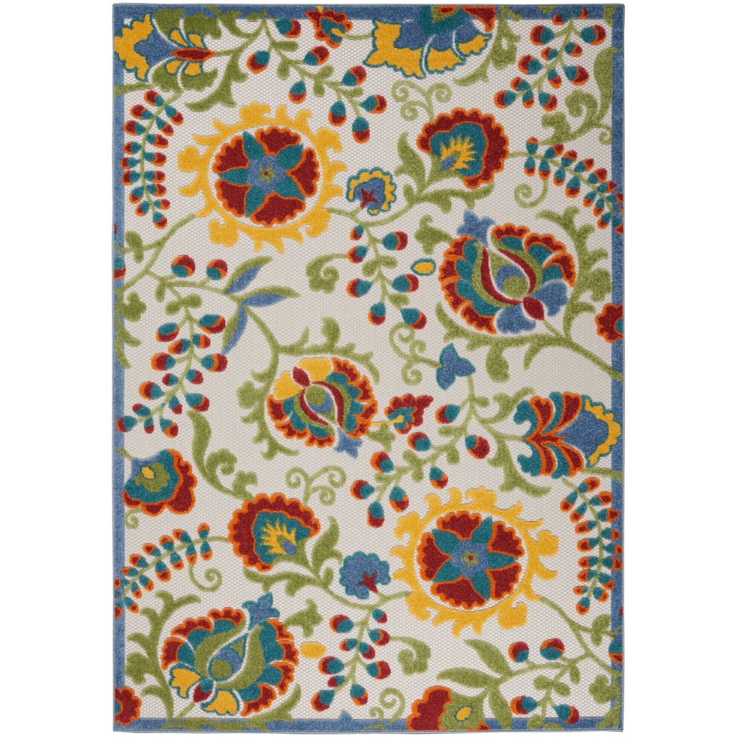 Nourison Alice Indoor/Outdoor Floral Area Rug