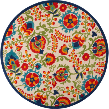 Nourison Alice Indoor/Outdoor Floral Area Rug