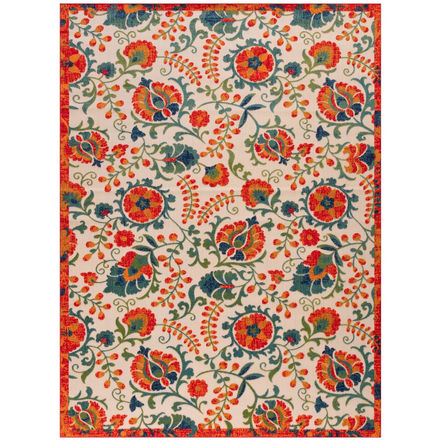 Nourison Alice Indoor/Outdoor Floral Area Rug
