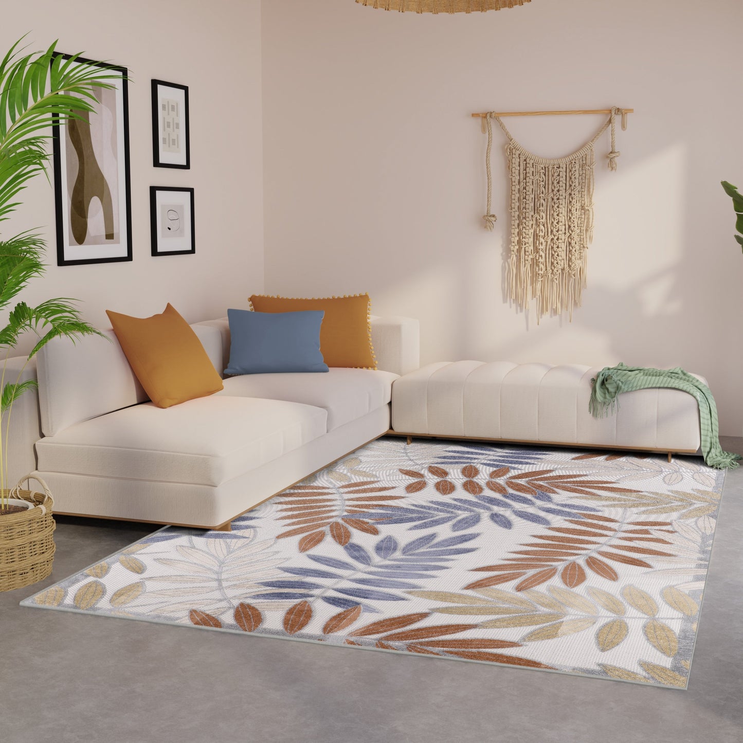 Nourison Alice Indoor/Outdoor Floral Area Rug