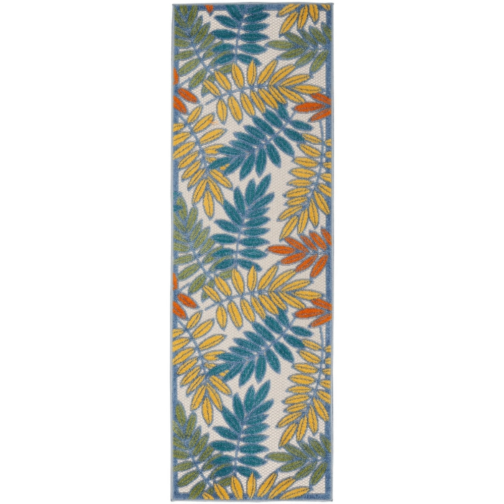 Nourison Alice Indoor/Outdoor Floral Area Rug