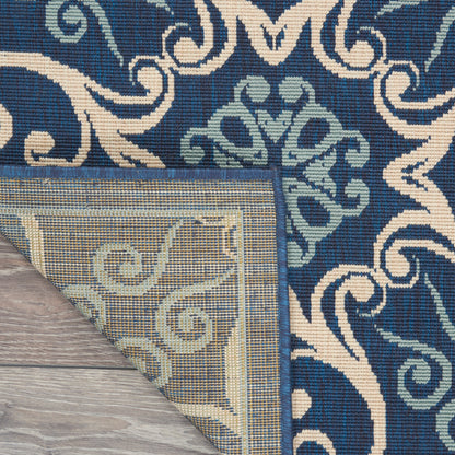 Nourison Caribbean Floral Geometric Indoor/Outdoor Area Rug