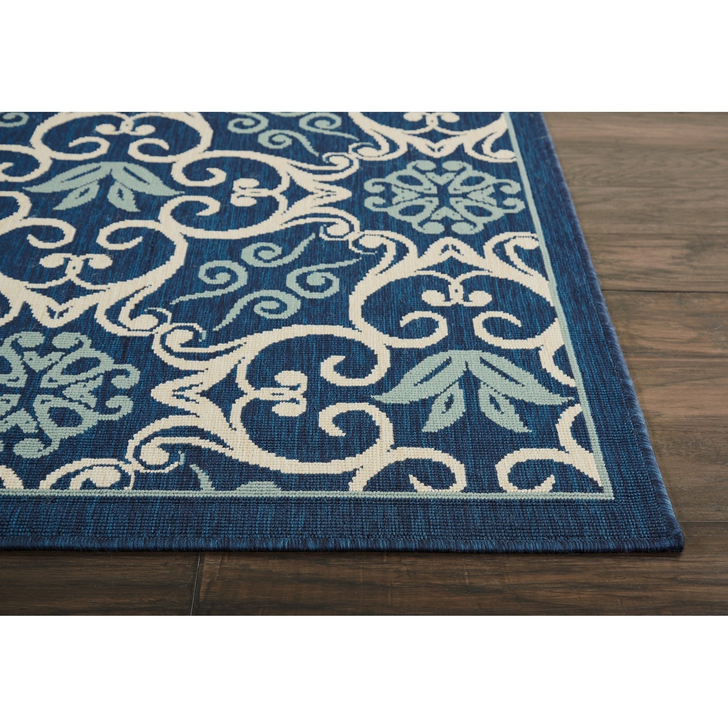 Nourison Caribbean Floral Geometric Indoor/Outdoor Area Rug