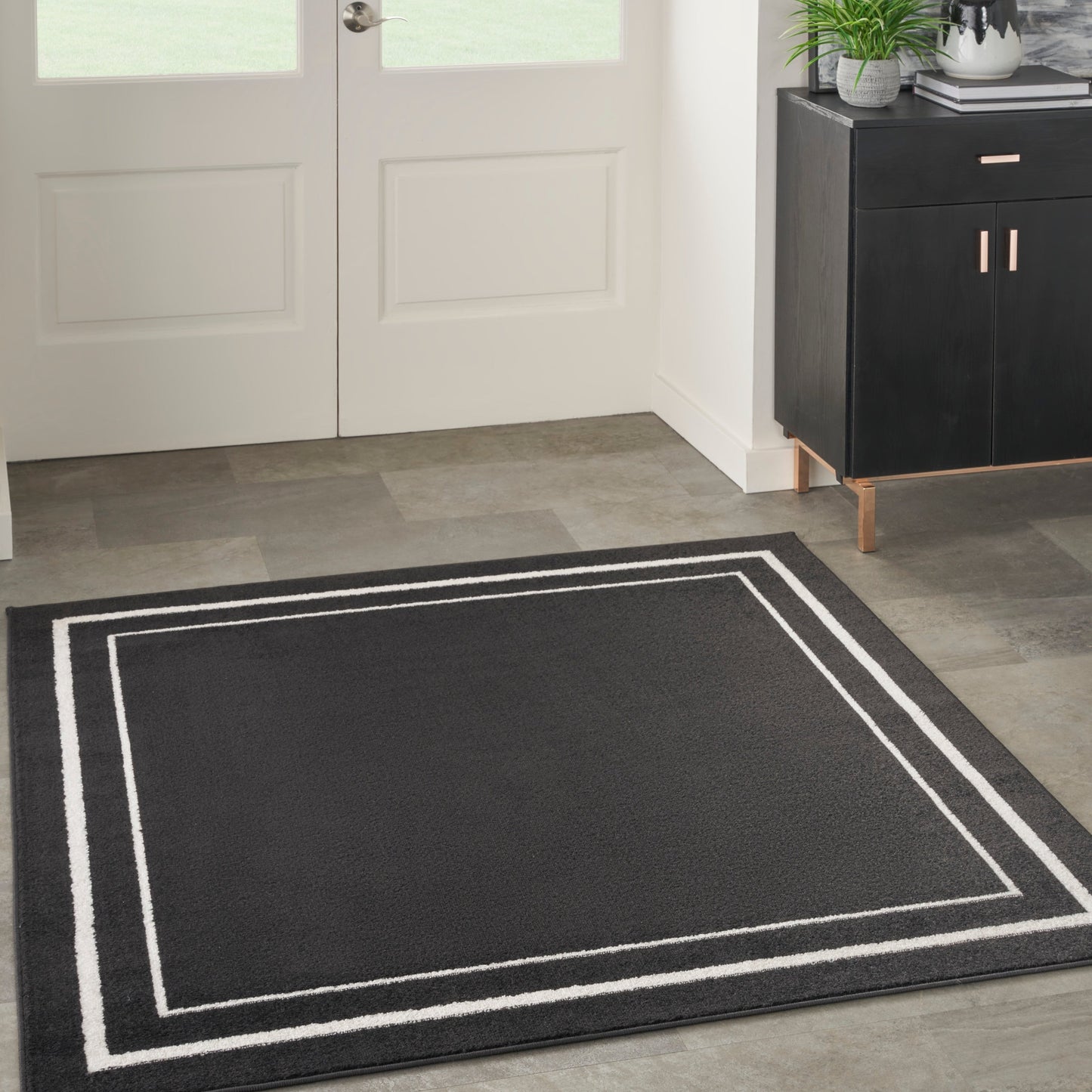 Nourison Essentials Indoor/Outdoor Solid Area Rug