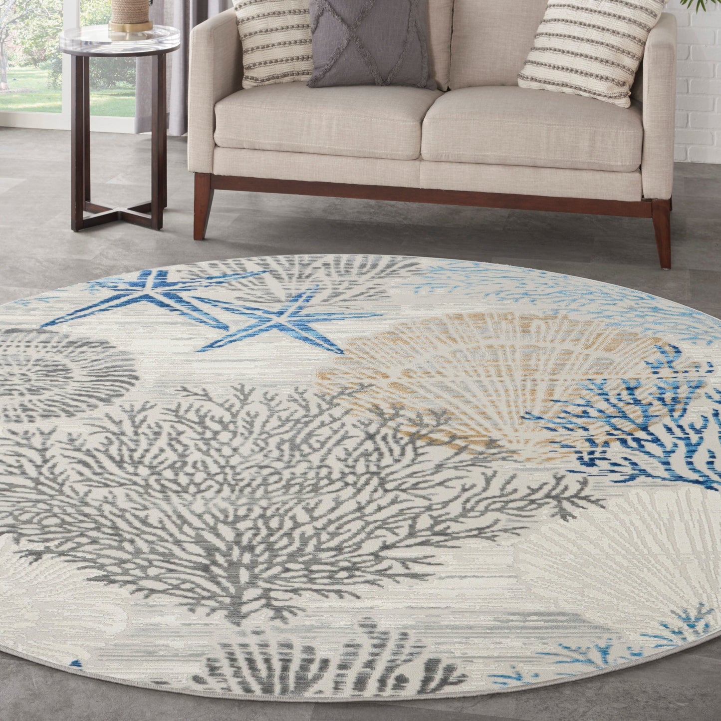Nourison Seaside Indoor only Nature Area Rug