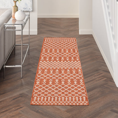 Nourison Selerno Indoor/Outdoor Moroccan Area Rug.