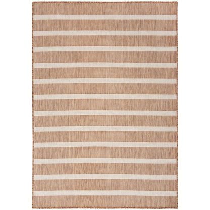 Nourison Selerno Indoor/Outdoor Striped Area Rug.