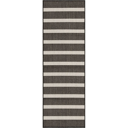 Nourison Selerno Indoor/Outdoor Striped Area Rug.