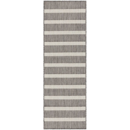 Nourison Selerno Indoor/Outdoor Striped Area Rug.