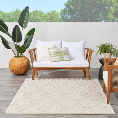 Nourison Versatile Indoor/Outdoor Geometric Flatweave Area Rug