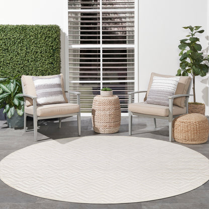 Nourison Versatile Indoor/Outdoor Geometric Flatweave Area Rug