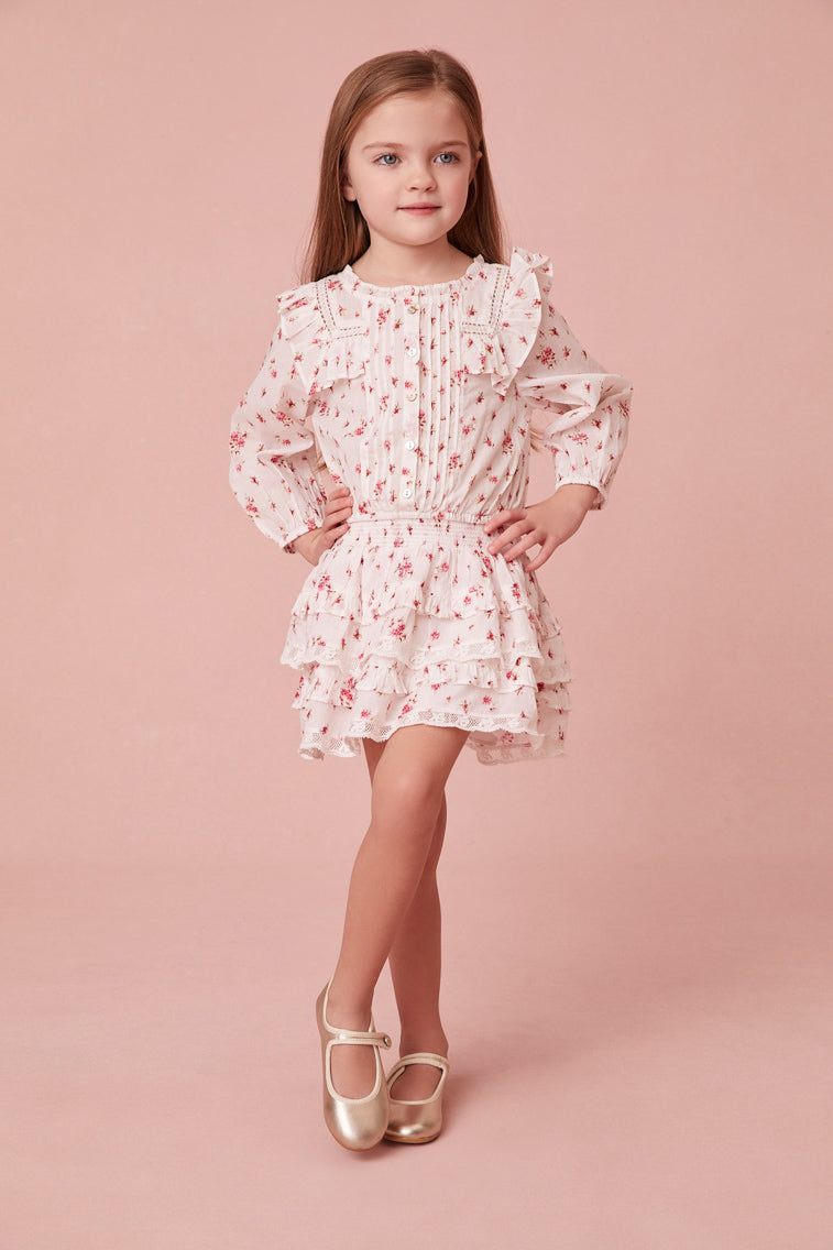 Chemisier fleuri Oda pour fille