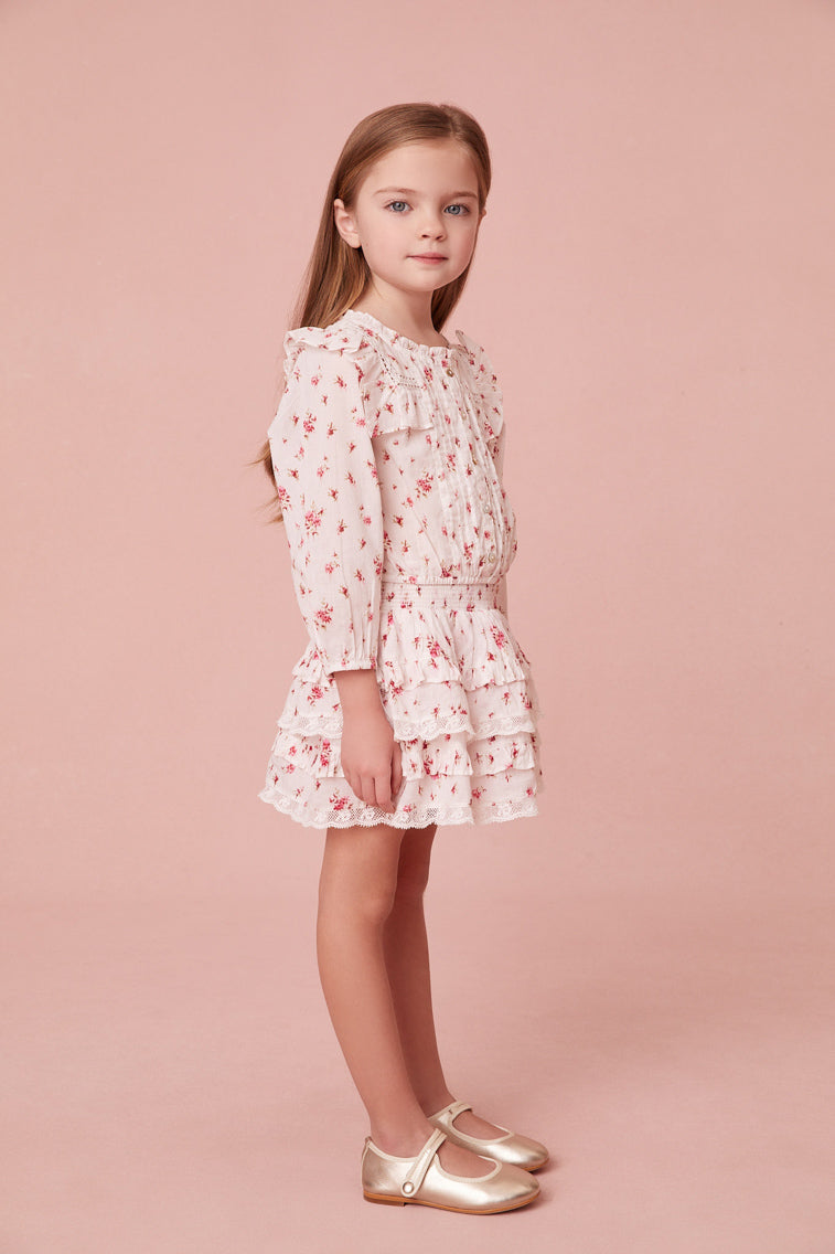 Chemisier fleuri Oda pour fille