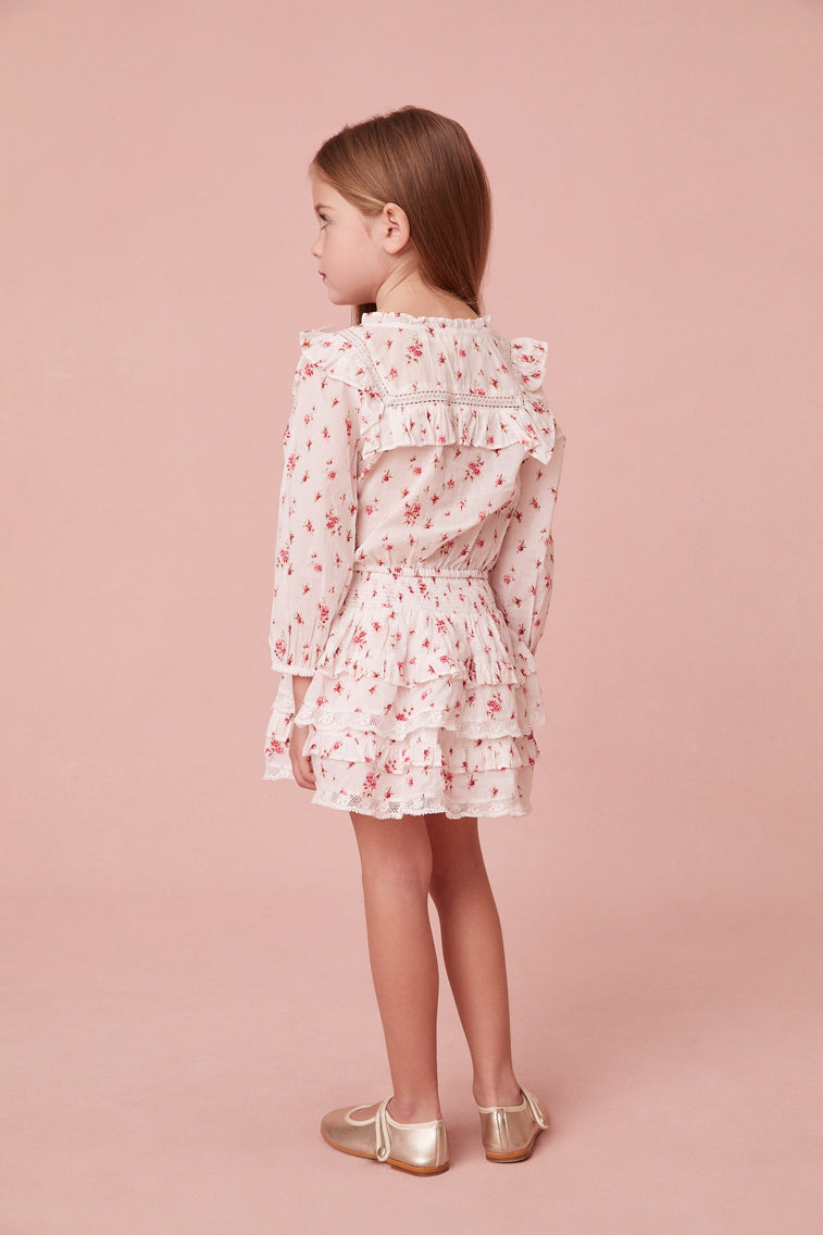 Chemisier fleuri Oda pour fille