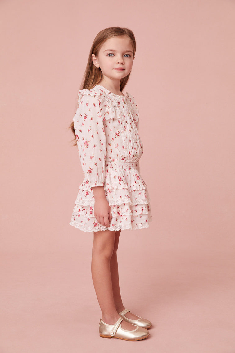 Chemisier fleuri Oda pour fille