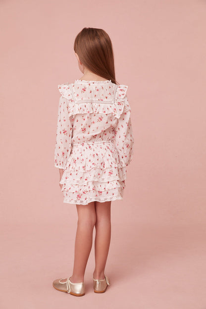 Chemisier fleuri Oda pour fille