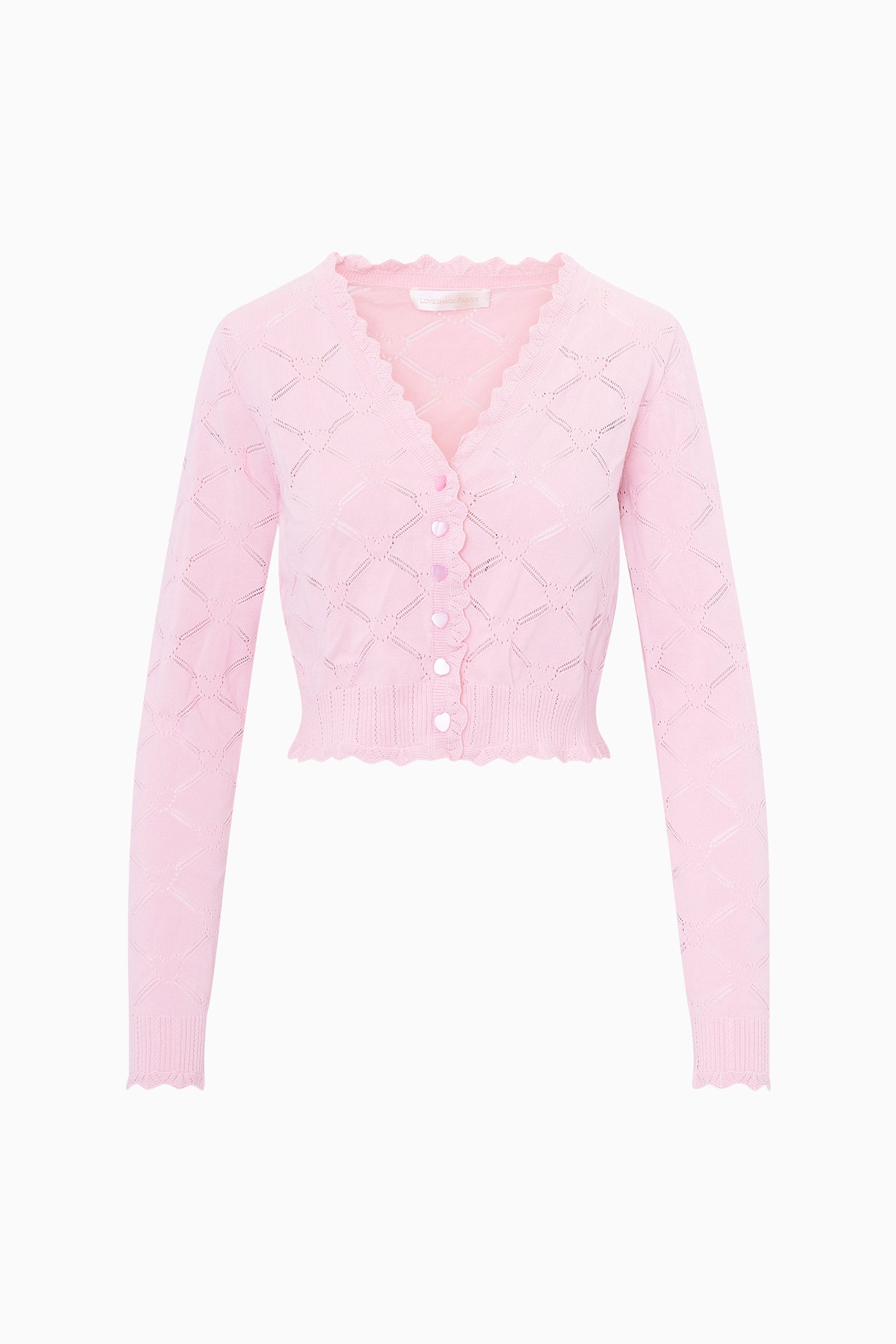 Cardigan Petra Knit Heart Argyle