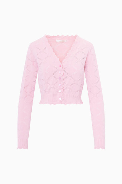 Cardigan Petra Knit Heart Argyle