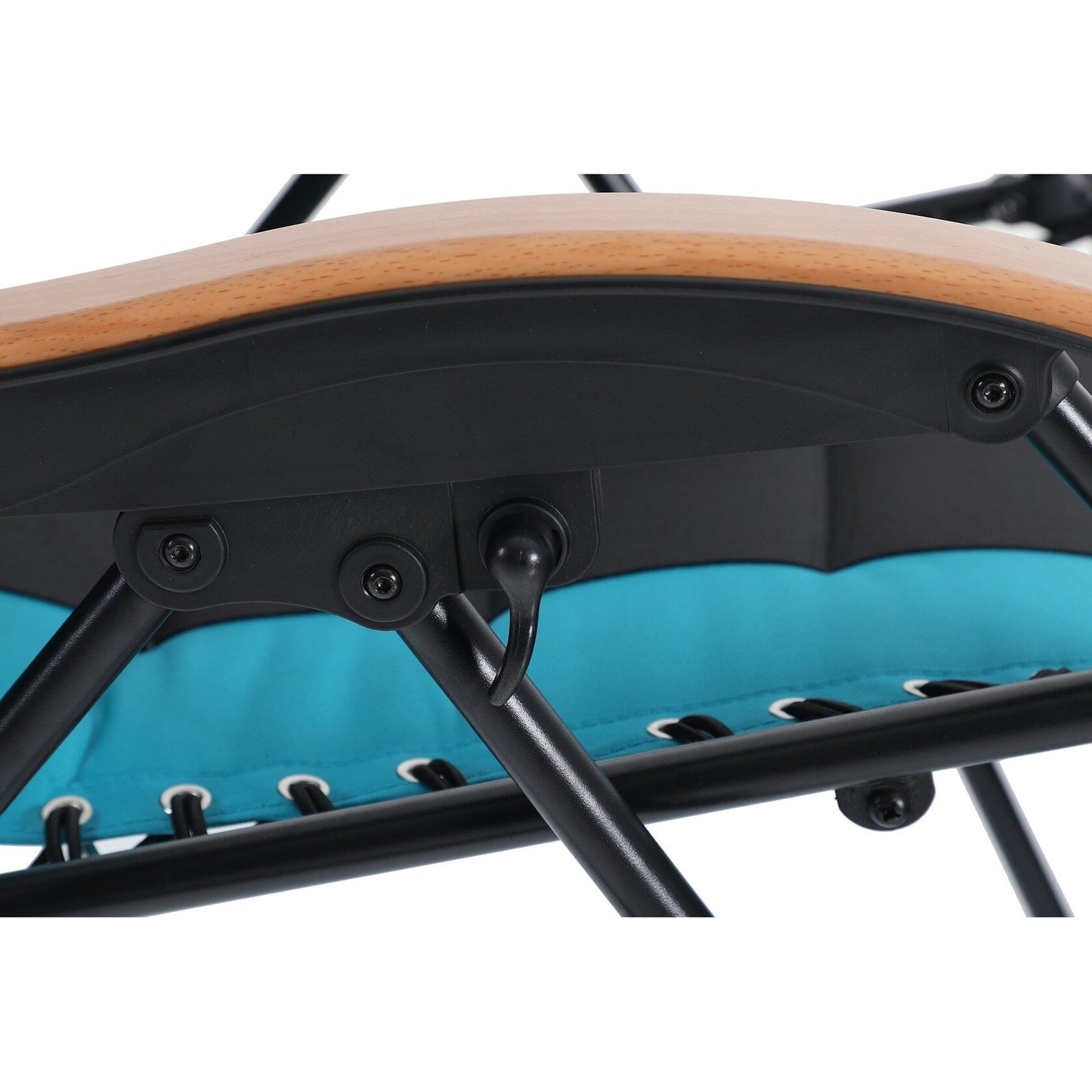 Fauteuil de salon surdimensionné XL rembourré à gravité zéro, accoudoirs larges, inclinable et réglable avec porte-gobelet - N/A