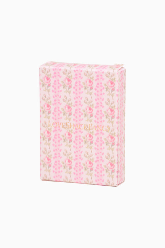 Cartes à jouer à imprimé héritage - MACARON À LA FRAISE