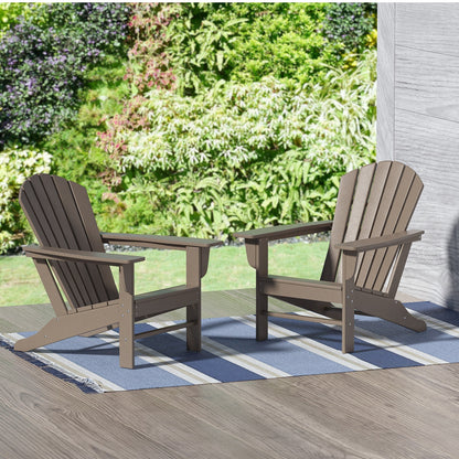 Chaises Adirondack Polytrends Altura Outdoor écologiques toutes saisons (lot de 2)