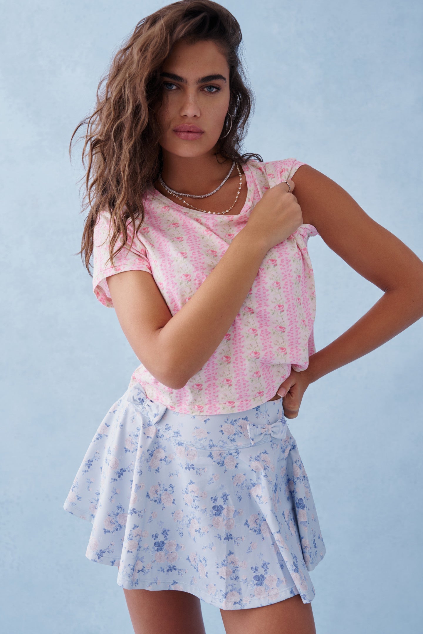 T-shirt court Rubin - MACARON ROSE