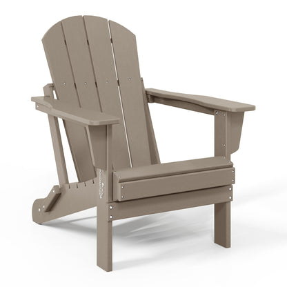 Chaises pliantes Adirondack Polytrends Laguna résistantes aux intempéries (lot de 2)