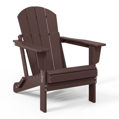 Chaises pliantes Adirondack Polytrends Laguna résistantes aux intempéries (lot de 4)
