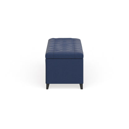 Banc de rangement rembourré à plateau capitonné Madison Park Sasha