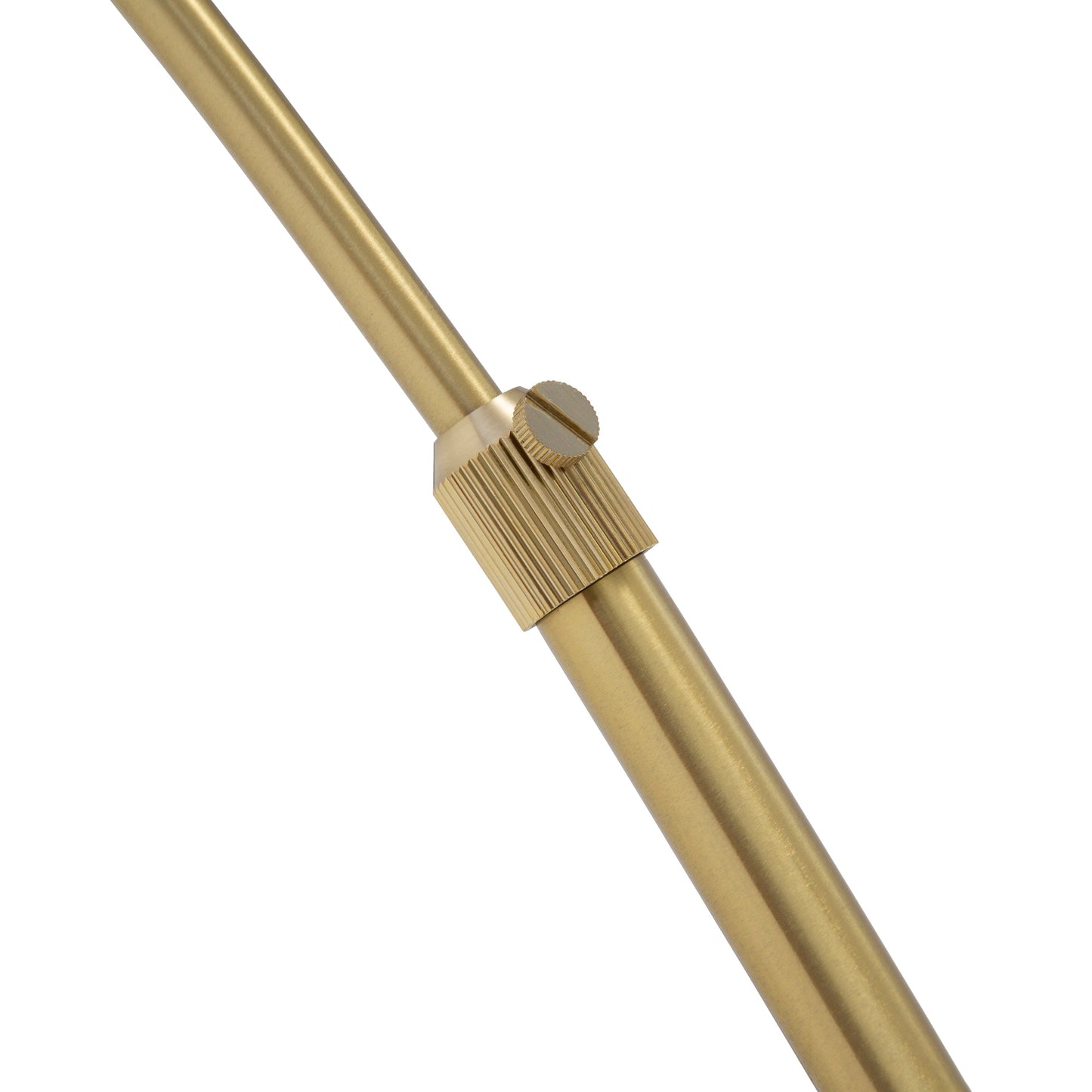 Lampadaire arqué réglable en acier Q-Max 81 avec abat-jour extra large et base en marbre